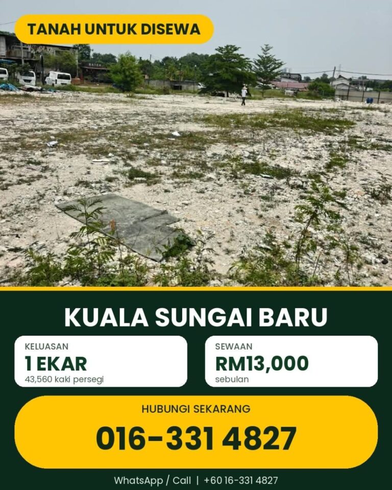 LAND FOR RENT AT KUALA SG BARU